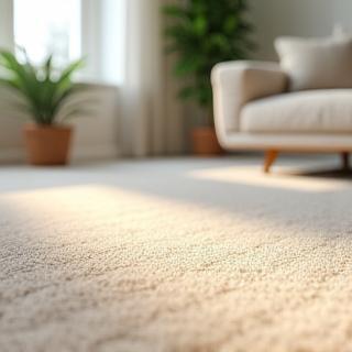 Canapé et tapis nettoyés